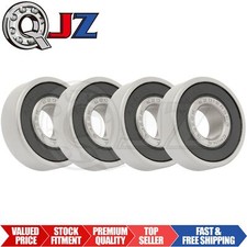 [Qty.4] New 6201-2RS-1/2 Deep Groove Radial Ball Bearing [1/2in x 32mm x 10mm]