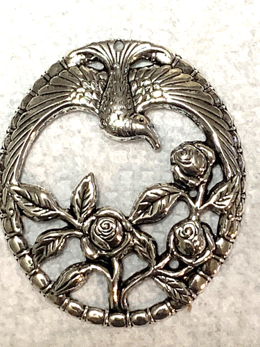 *VENDITA INVENTARIO CALDO* LOTTO DI 3 PEZZI VINTAGE TIMBRI COLIBRÌ ARGENTO 47X40MM -NOS - Foto 3 di 9