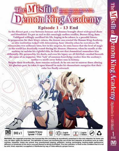 Anime The Misfit Of Demon King Academy Vol.1-13 End Dvd English Dubbed