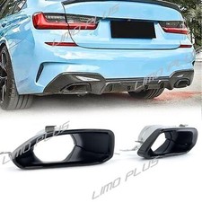 Pair for BMW M240i M340i M440i M440d Square Exhaust Tips Tailpipes Replacement