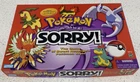 Pokemon SORRY Board Game Gold & Silver Edition Vintage Hasbro 2001 Complete