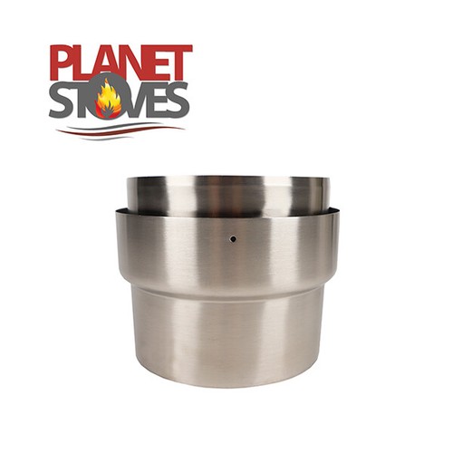 Flexible Flue Liner Adapter Vitreous Flue Pipe To Flex For Multi Fuel Stoves eBay