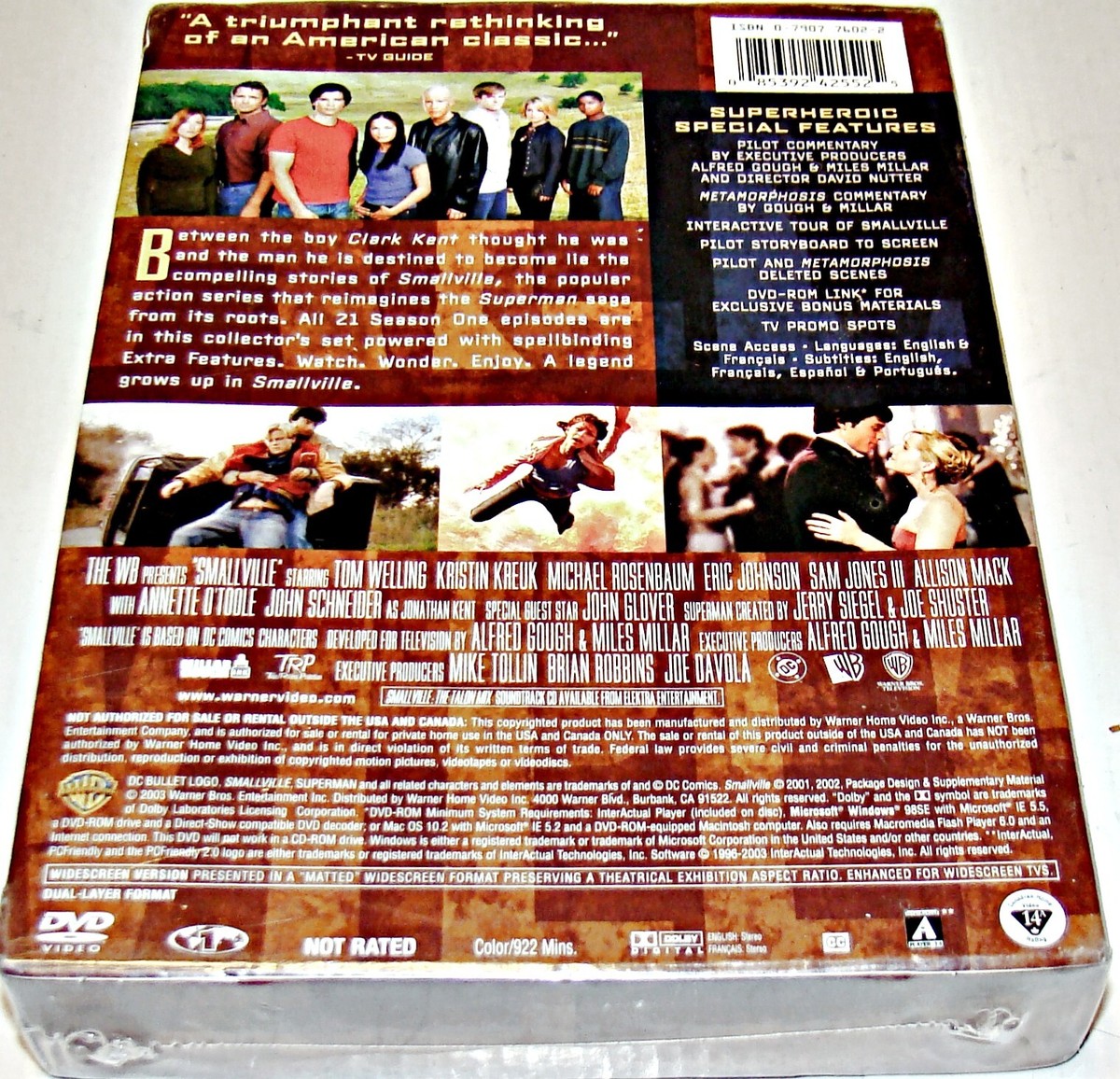 Smallville - Season 1 (DVD, 2003, 6-Disc Set) for sale