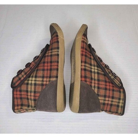 ALDO Plaid Button Design Upper Front Pullover Clo… - image 3