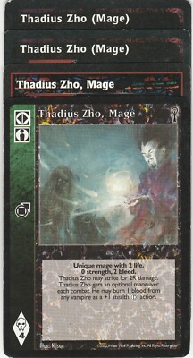 Thadius Zho (Mage) x4 VTES CE Jyhad Lot A