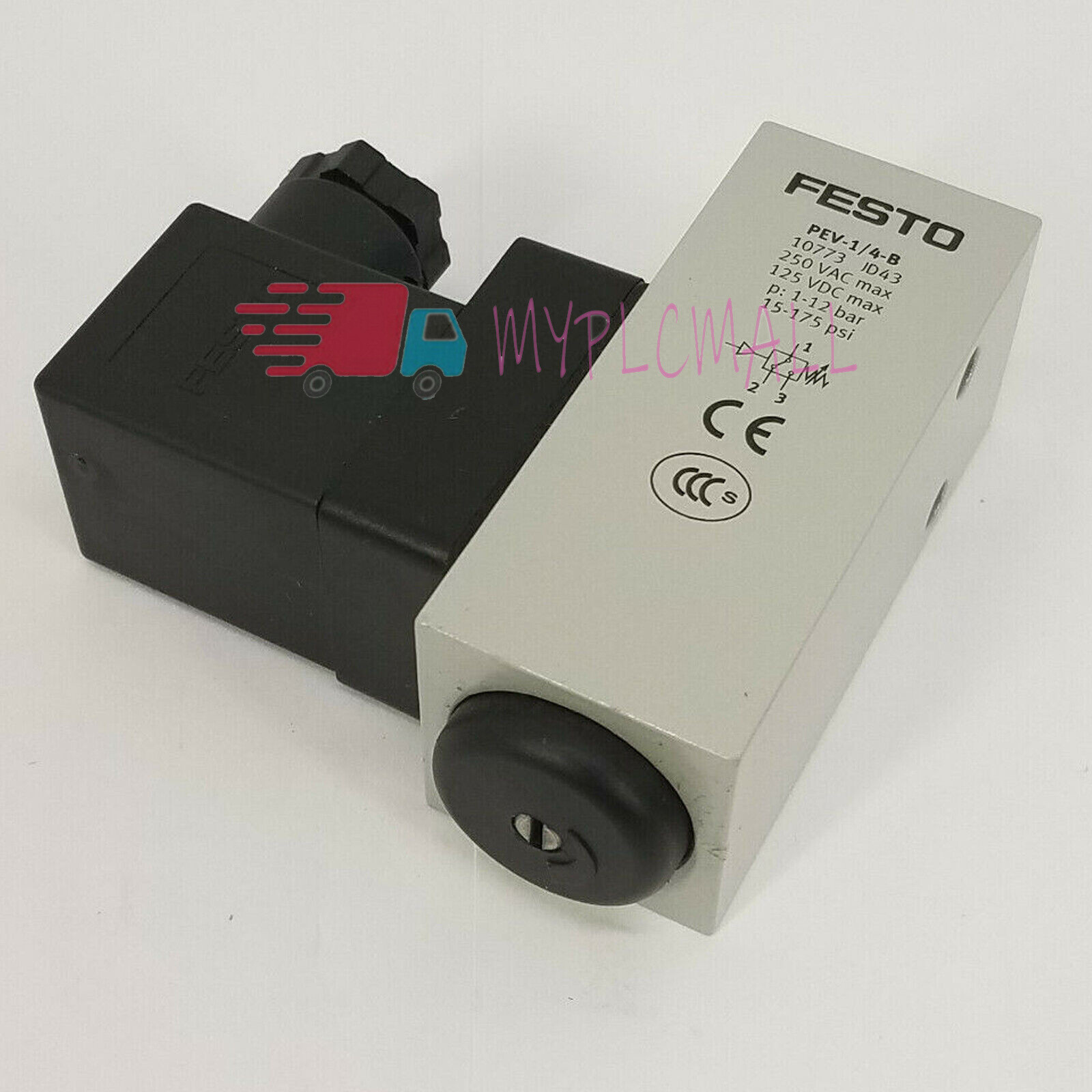 New FESTO PEV-1/4-B 10773 PLC Pressure Switch 24VDC