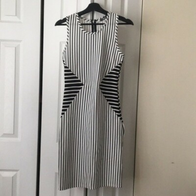 Pine Striped Zip Up Dress 