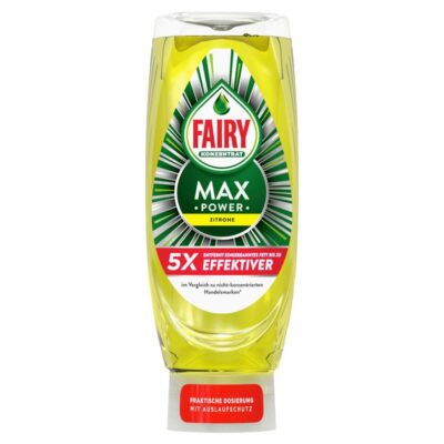 8x FAIRY 8006540422670 Max Power Zitrone Spülmittel 0,545 l
