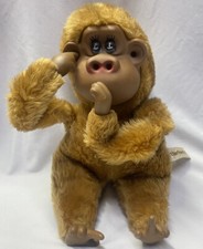Vintage Rutherford III Russ Berrie Monkey Ape Plush Sucks Thumb Picks Nose