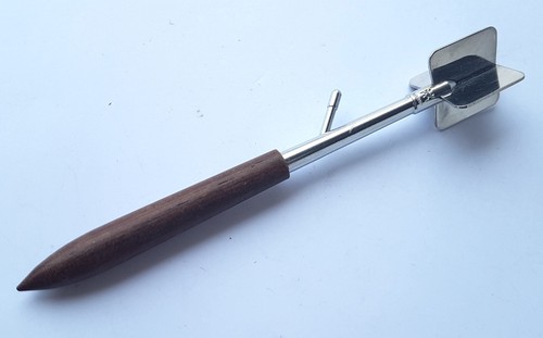Cocktail- Quirl Holz Stahl Zwillinge Solingen um 1950 N13 - Picture 3 of 7