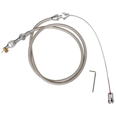 Lokar TC-1000LS1 LS Swap Throttle Cable Hi-Tech Stainless Steel