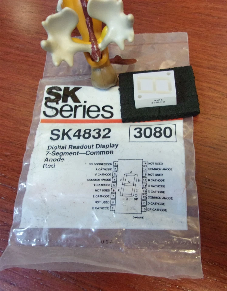 RCA SK4832 SK4832/3080 Digital Readout Display Red 0.80" SK Series Lot of 17 - Image 2 of 3