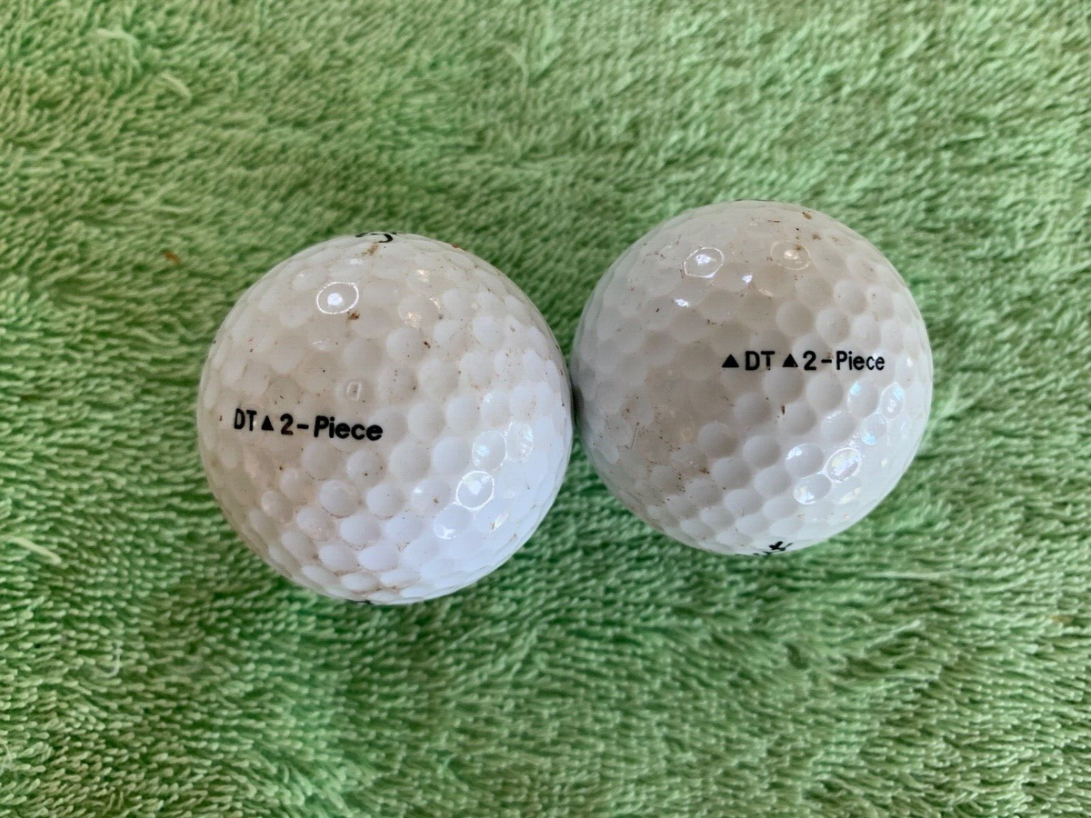 2 Titleist GOLF BALLS # 4 DT 2 PIECE, LOGO golfballs | eBay