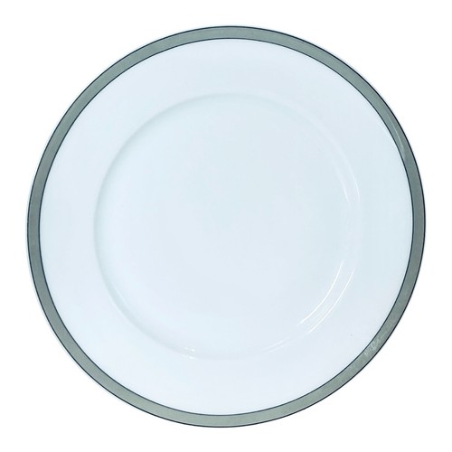 Jammet Seignolles Limoges France BEAUVAIS White Gray Porcelain Salad Plate - Picture 2 of 7