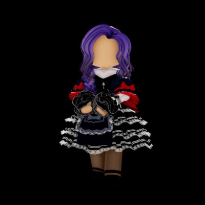 Royale High Full Goth Lolita Set! *CHEAP AND FAST DELIVERY*