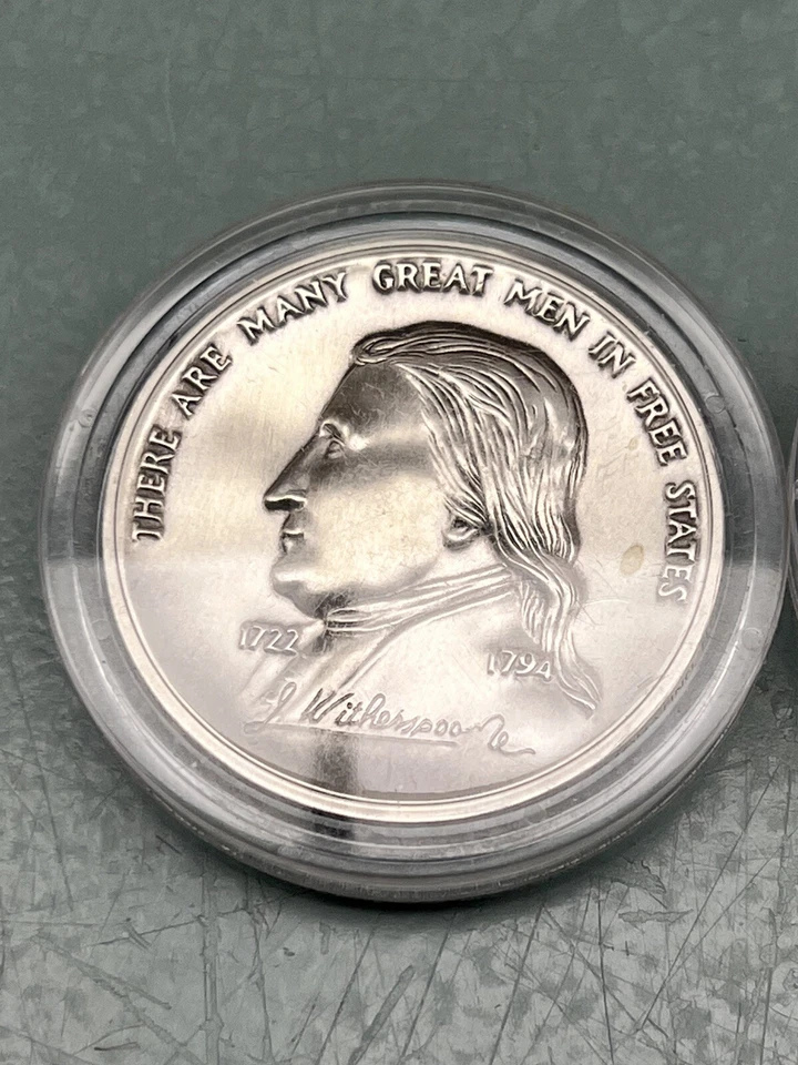 Gorham Plata de Ley 13 Colonias JUEGO DE TRES MONEDAS DE PLATA ESTERLINA 925 COMO NUEVAS Foto 2 de 4