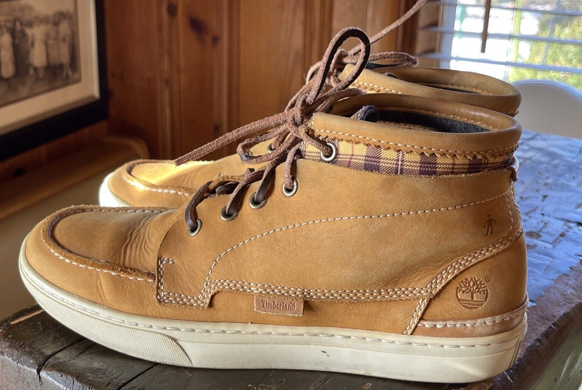 TIMBERLAND EARTHKEEPERS CHUKKA LEATHER 8.5~SMART WOOL HIGHTOP BOOT 