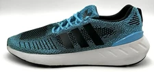Adidas Running Shoes Mens 13 Swift Run 22 Trainers Gym Knit New Blue GZ3506