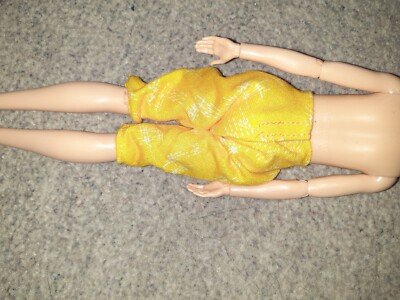 Barbie Type doll from Creatable World Collection, GGG54 Yellow Shorts  ONLY