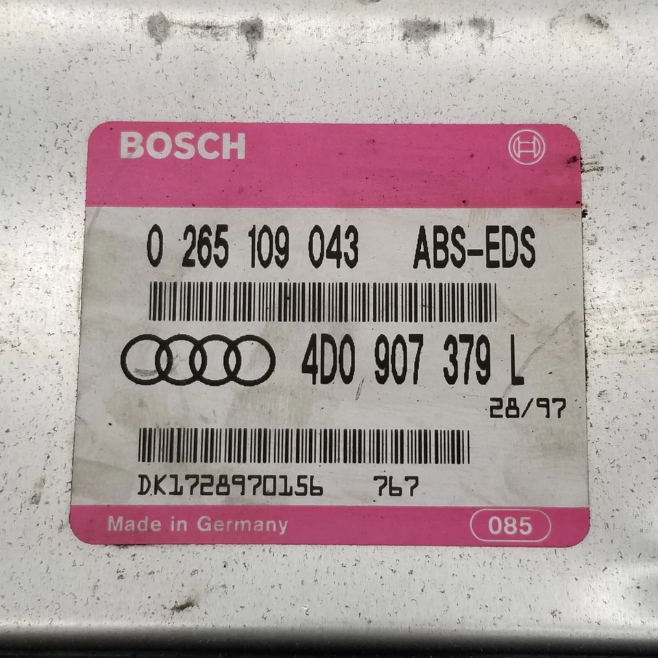 1997 1998 1999 Audi A4 A6 A8 Quattro ABS Brake System Control Module 4D0907379L - Image 3 of 4