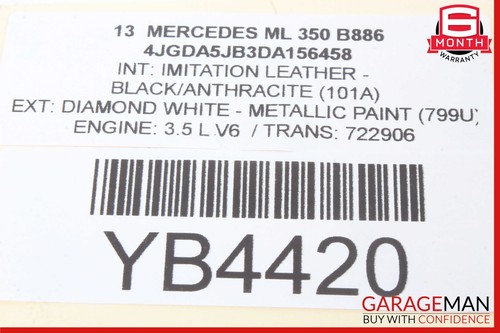 12-19 Mercedes W166 ML350 GL450 GLE350 Front Right Side Door Control Module OEM - Picture 3 of 3