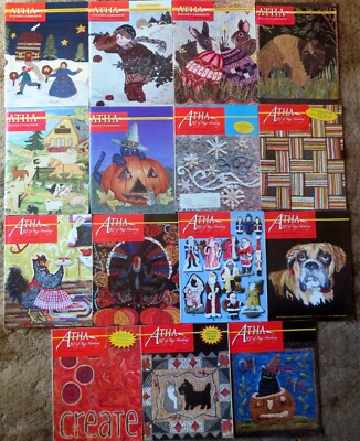ATHA - Newsletter Assoc. of Traditional Hooking Artists, 2014-2016, 15 Issues