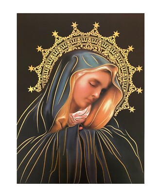Mater Dolorosa Virgen Dolores Unframed Print Picture Poster Wall Art Decor New