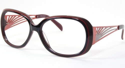 Brillen Bitsch 7508 3 Burgundy Red Brown RARE SUNGLASSES FRAME 58-15-135 (NOTES)