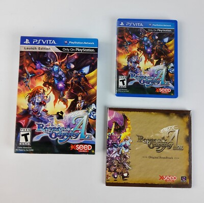 Ragnarok Odyssey ACE Launch Edition (PlayStation Vita, 2014) Complete CD SEALED