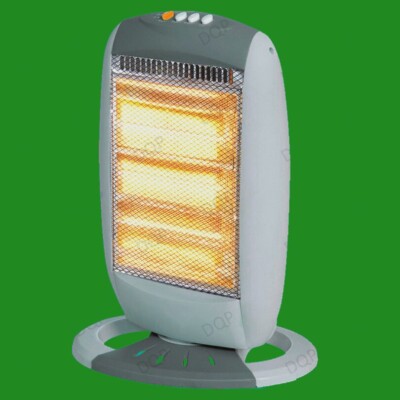 4x 400W Riscaldatore Alogeno Ricambio Tubi 242mm Fuoco