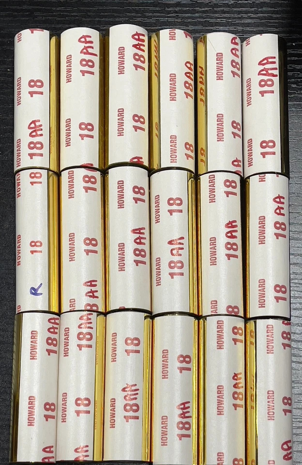 Lote de 18 rolos hot stamping Howard 18AA folha ouro 3” - Imagem 2 de 3