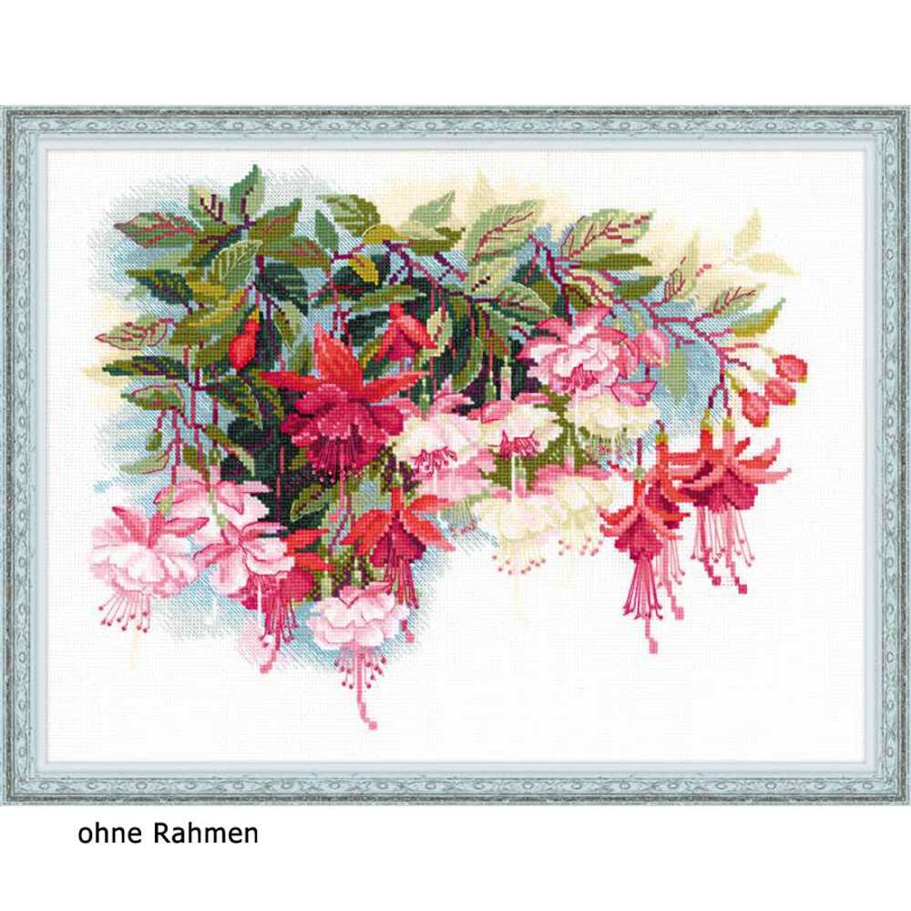 Riolis counted cross stitch Kit Fuchsia, DIY