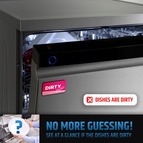 Premium Quality & Thick Dishwasher Magnet Clean Dirty Sign That Will Never Fall - Picture 69 of 130