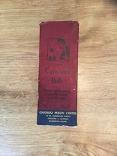 Vintage Magic Cups And Balls Trick In Original Box Chicago Magic Center