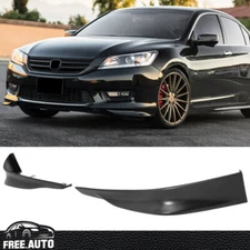 Fits 13-15 Honda Accord 4Dr HFP Style Front Lip Underbody 2PC Spoilers PP Black