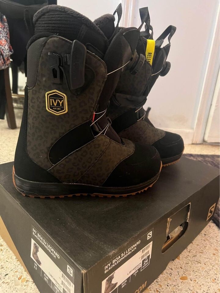 SALOMON IVY BOA SJ LEOPARD スノーボードブーツ SALOMON IVY BOA SJ LEOPARD スノーボードブーツ Salomon Ivy BOA SJ