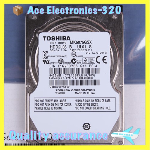 Toshiba 640GB 5400 RPM LAPTOP 2.5" SATA MK6476GSX PS3 PS4 9.5mm Hard Drive 5052179262357 - Foto 8