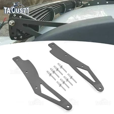 Upper Roof Windshield 42" Curved LED Light Bar Mount For Subaru Forester 2007-21