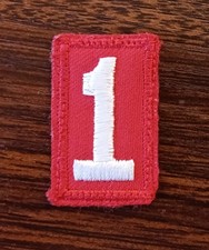 Number 1 Patch, Cub Scouts, BSA, Scouting America