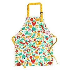 Jennice House Kids Aprons, Cotton Children Aprons with Adjustable Neck Strap