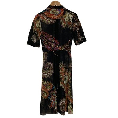 【VIVIENNE TAM】PEACOCK PRINT NET　ドレス VIVIENNE TAM Paisley Power Net Dress, Size 0, Black Women USED | eBay
