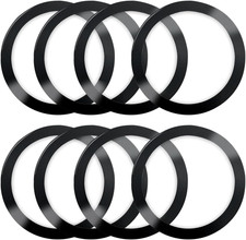 8 Pack Universal Metal Rings Sticker Compatible for Magsafe Magnetic Wireless Ch