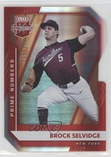 2021 Panini Elite Extra Edition Prime Numbers B Die-Cut 6/130 Brock Selvidge 0q3