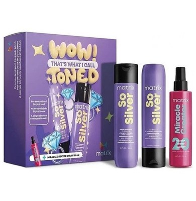 Matrix Wow Toned Kit With Yellow-Neutralizing Toning Action!