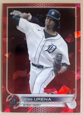 2022 Topps Chrome Sapphire - Jose Urena - #427 - Tigers - RED /5