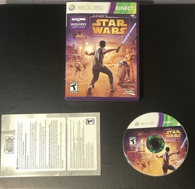 Star Wars Kinect Xbox 360 with Manual, Case, and Disc