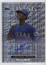 2013 Topps Finest Rookie Refractor X-Fractor 136/149 Jurickson Profar Auto 0s3