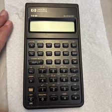 Calcolatrice aziendale HP 17B vintage 1987