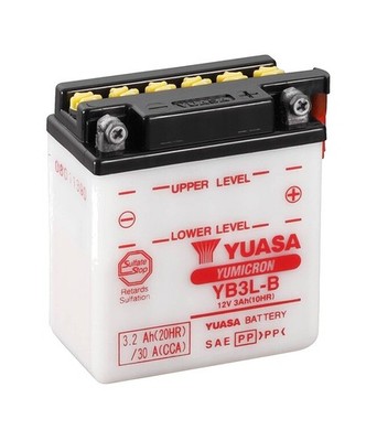 3636 Battery with Electrolyte YB3L-B COMBIPACK YUASA Compatible with YAMAHA RD 80