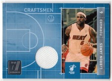 2010 Donruss LeBron James #3 Craftsmen GU Game Used Relic /299